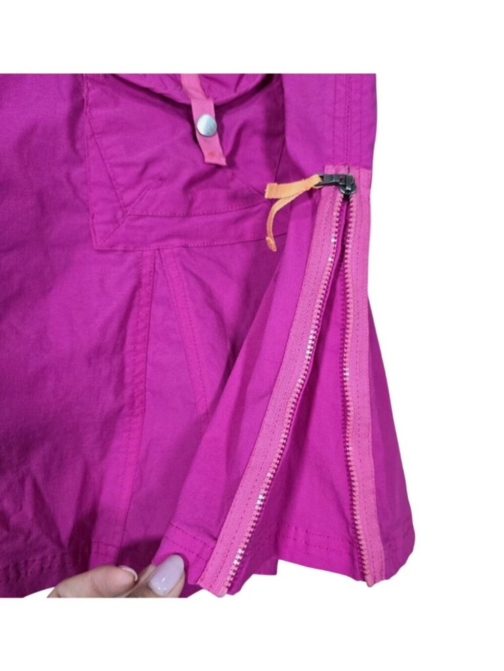 NWOT Title Nine Trail Mix Pink Athletic Travel Side Zip Cargo Skort Skirt 10 - Picture 9 of 13